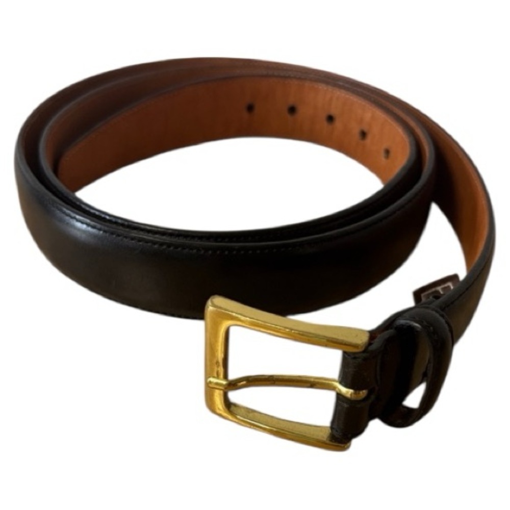 Trafalgar Cortina Genuine Leather Black Golf Belt TX171-6 Brown Size 44 110